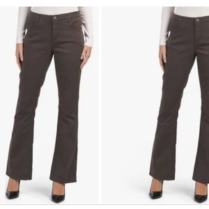 #66 Wit & Wisdom Brown Espresso High Rise Itty Bitty Boot Pant